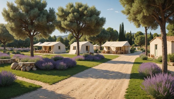 Le Sud de la France dans un camping naturiste