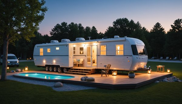 Mobil-home avec spa privatif en camping : le summum du luxe en plein air