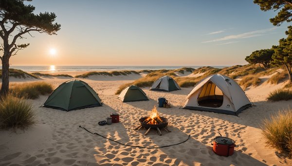 Des vacances d'été : Camping à Hossegor