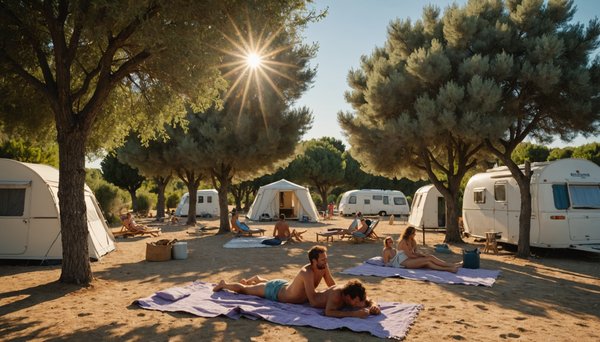Quels sont les campings naturistes du Sud de la France où bronzer intégralement ?