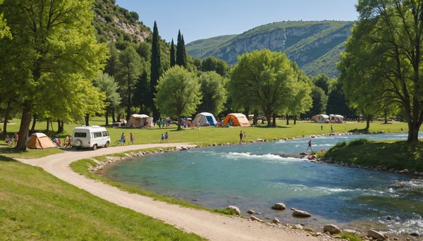 Des vacances sportives et amusantes dans un camping du Sud de la France dans la Drôme