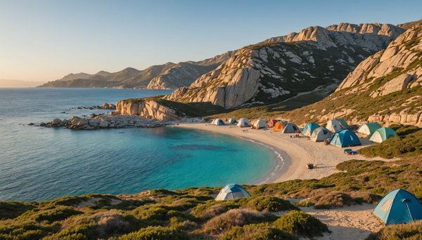 Les meilleurs campings en bord de mer en Corse